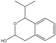 1-Isopropyl-3,4-dihydro-1H-2-benzopyran-3-ol 结构式