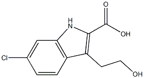 6-Chloro-3-(2-hydroxyethyl)-1H-indole-2-carboxylic acid