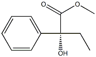 (R)-2-Hydroxy-2-phenylbutanoic acid methyl ester Struktur