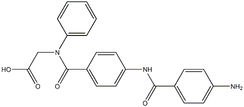 [N-[4-(4-Aminobenzoylamino)benzoyl]-N-phenylamino]acetic acid