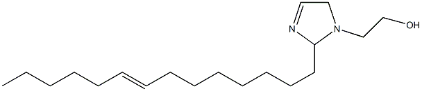 2-(8-Tetradecenyl)-3-imidazoline-1-ethanol Structure