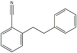2-(2-フェニルエチル)ベンゾニトリル 化学構造式