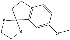 6-Methoxyspiro[indane-1,2'-[1,3]dithiolane] Structure