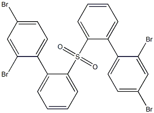 2,4-Dibromophenylphenyl sulfone,,结构式