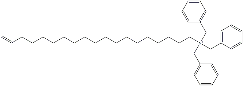 (18-Nonadecenyl)tribenzylaminium Struktur