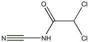 ジクロロシアノアセトアミド 化学構造式