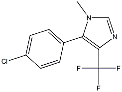 1-Methyl-4-trifluoromethyl-5-(4-chlorophenyl)-1H-imidazole