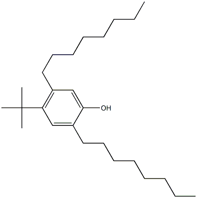 4-tert-Butyl-2,5-dioctylphenol