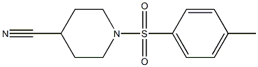 1-Tosyl-4-piperidinecarbonitrile 结构式