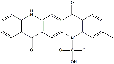 5,7,12,14-Tetrahydro-3,11-dimethyl-7,14-dioxoquino[2,3-b]acridine-5-sulfonic acid