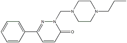 6-Phenyl-2-[(4-propyl-1-piperazinyl)methyl]-3(2H)-pyridazinone|