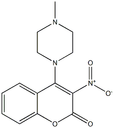 4-(4-Methyl-1-piperazinyl)-3-nitro-2H-1-benzopyran-2-one|