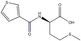 (R)-2-(3-Thienylcarbonylamino)-4-(methylthio)butanoic acid Structure