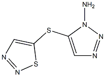 5-(1-Amino-1H-1,2,3-triazol-5-ylthio)-1,2,3-thiadiazole