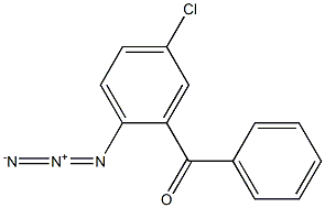 2-Azido-5-chlorobenzophenone Structure