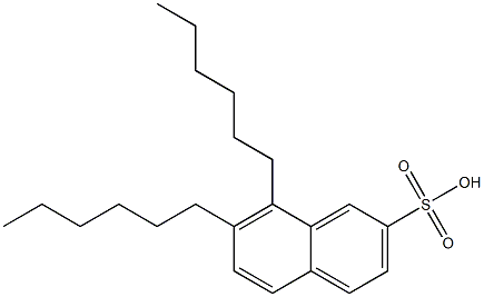  7,8-Dihexyl-2-naphthalenesulfonic acid
