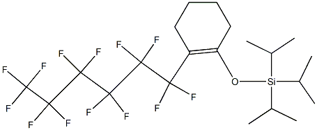 1-(Triisopropylsiloxy)-2-(tridecafluorohexyl)-1-cyclohexene|