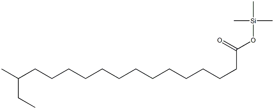 15-Methylheptadecanoic acid trimethylsilyl ester