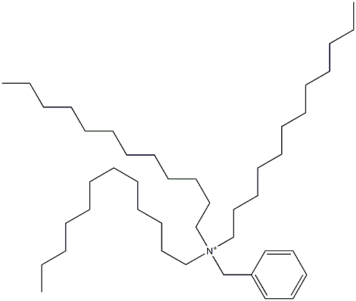 Benzyltridodecylaminium,,结构式