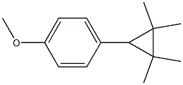 4-Methoxy-1-(2,2,3,3-tetramethylcyclopropyl)benzene Structure