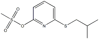 Methanesulfonic acid 6-(2-methylpropylthio)-2-pyridinyl ester