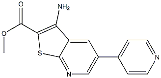 3-Amino-5-(4-pyridinyl)thieno[2,3-b]pyridine-2-carboxylic acid methyl ester