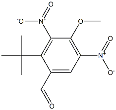 2-tert-Butyl-4-methoxy-3,5-dinitrobenzenecarbaldehyde Struktur