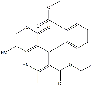 4-(2-Methoxycarbonylphenyl)-2-hydroxymethyl-6-methyl-1,4-dihydropyridine-3,5-dicarboxylic acid 3-methyl 5-isopropyl ester