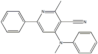 2-Methyl-4-(methylphenylamino)-6-phenylpyridine-3-carbonitrile