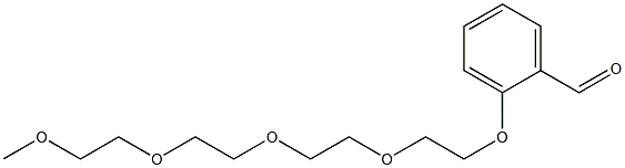 2-[2-[2-[2-(2-Methoxyethoxy)ethoxy]ethoxy]ethoxy]benzaldehyde 结构式