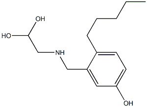 3-[(2,2-Dihydroxyethyl)aminomethyl]-4-pentylphenol