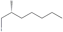 [R,(-)]-1-ヨード-2-メチルヘプタン 化学構造式