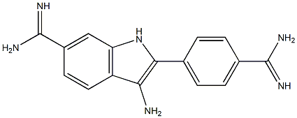 2-(4-Amidinophenyl)-3-amino-1H-indole-6-carboxamidine