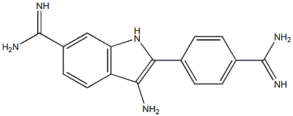 2-(4-Amidinophenyl)-3-amino-1H-indole-6-carboxamidine|