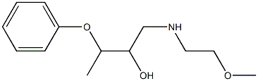 1-[(2-Methoxyethyl)amino]-3-phenoxy-2-butanol