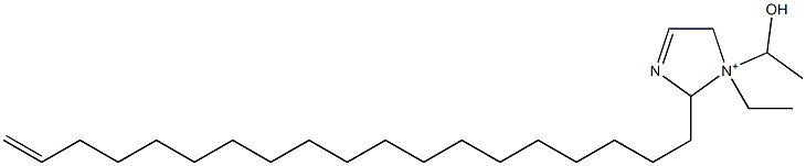 1-Ethyl-1-(1-hydroxyethyl)-2-(18-nonadecenyl)-3-imidazoline-1-ium,,结构式