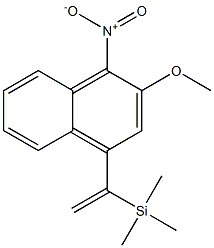  2-Methoxy-1-nitro-4-[1-(trimethylsilyl)ethenyl]naphthalene