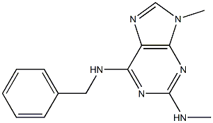 2-Methylamino-6-benzylamino-9-methyl-9H-purine