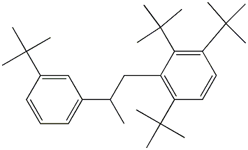 1-(2,3,6-Tri-tert-butylphenyl)-2-(3-tert-butylphenyl)propane Structure