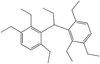 3,3'-Propylidenebis(1,2,4-triethylbenzene) 结构式