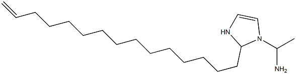 1-(1-Aminoethyl)-2-(14-pentadecenyl)-4-imidazoline 结构式