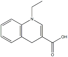 1-Ethyl-1,4-dihydroquinoline-3-carboxylic acid,,结构式