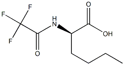 [R,(+)]-2-[(Trifluoroacetyl)amino]hexanoic acid Structure