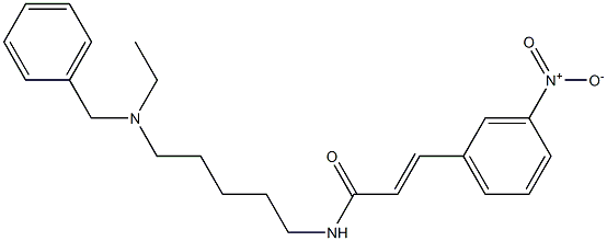 N-[5-(Ethylbenzylamino)pentyl]-3-(3-nitrophenyl)acrylamide