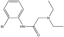 N-[2-Bromophenyl]-2-(diethylamino)acetamide Struktur