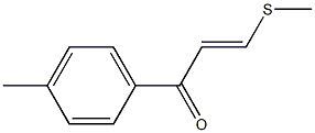 3-Methylthio-1-(4-methylphenyl)-2-propen-1-one|