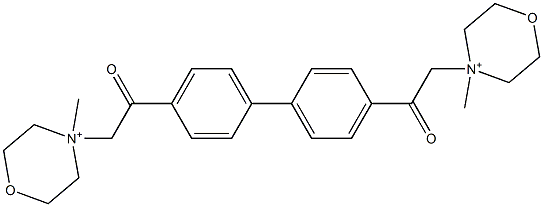  4,4'-[[1,1'-Biphenyl-4,4'-diyl]bis(2-oxo-2,1-ethanediyl)]bis(4-methylmorpholinium)