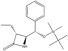 (3R,4S)-3-Ethyl-4-[(S)-[(tert-butyldimethylsilyl)oxy]phenylmethyl]azetidin-2-one