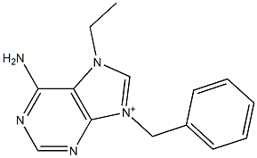 6-Amino-9-benzyl-7-ethyl-7H-purin-9-ium|