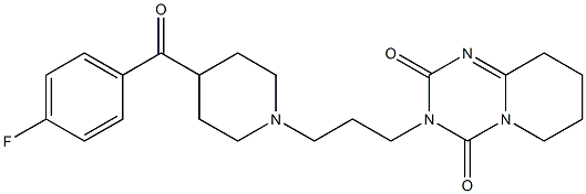  3-[3-[4-(4-Fluorobenzoyl)-1-piperidinyl]propyl]-6,7,8,9-tetrahydro-2H-pyrido[1,2-a]-1,3,5-triazine-2,4(3H)-dione